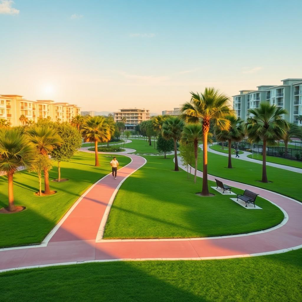 Green Parks & Landscaping at Grand Residencia Lahore