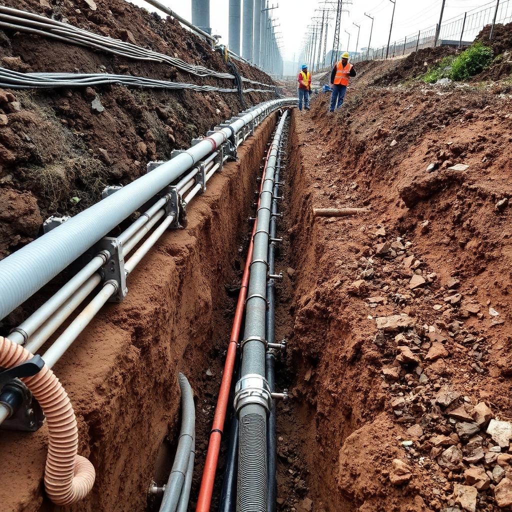 Underground Utilities at Grand Residencia Lahore